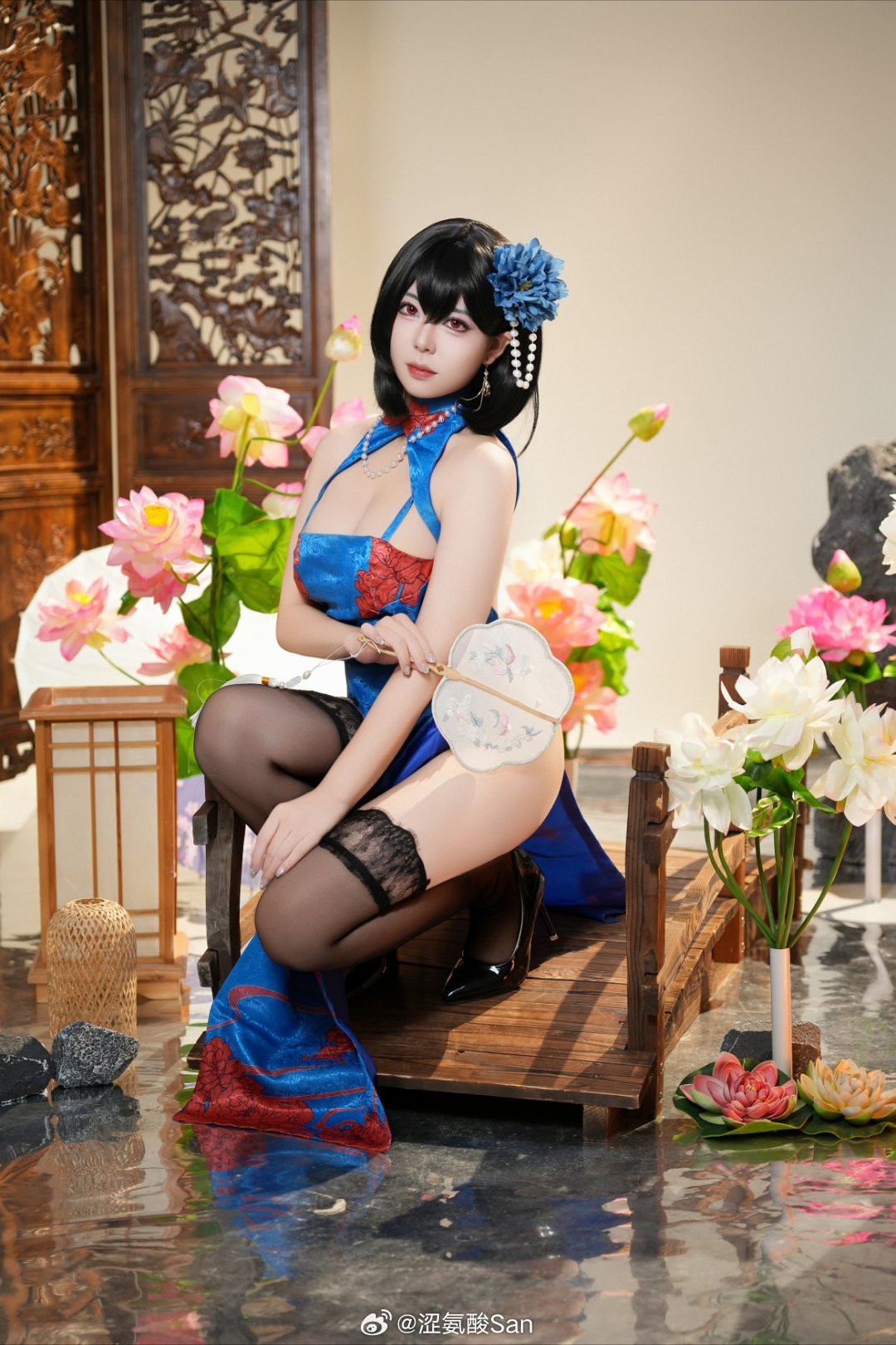 涩氨酸San《碧蓝航线》建武旗袍COSPLAY