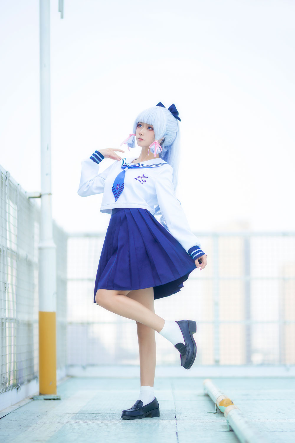 Seya-狮砸COSPLAY写真《原神》凌华JK