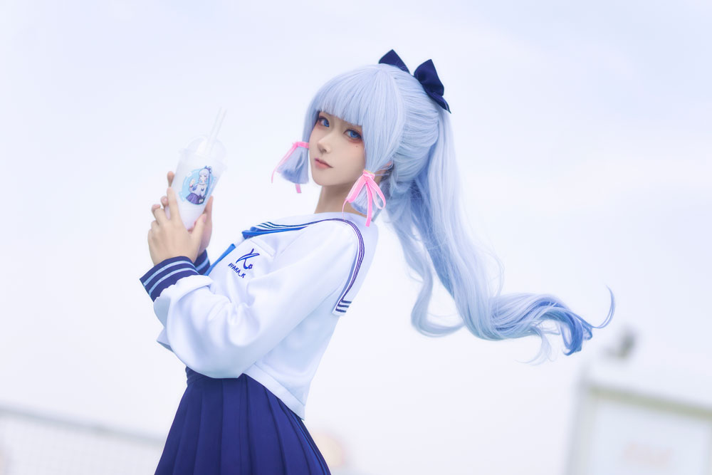 Seya-狮砸COSPLAY写真《原神》凌华JK