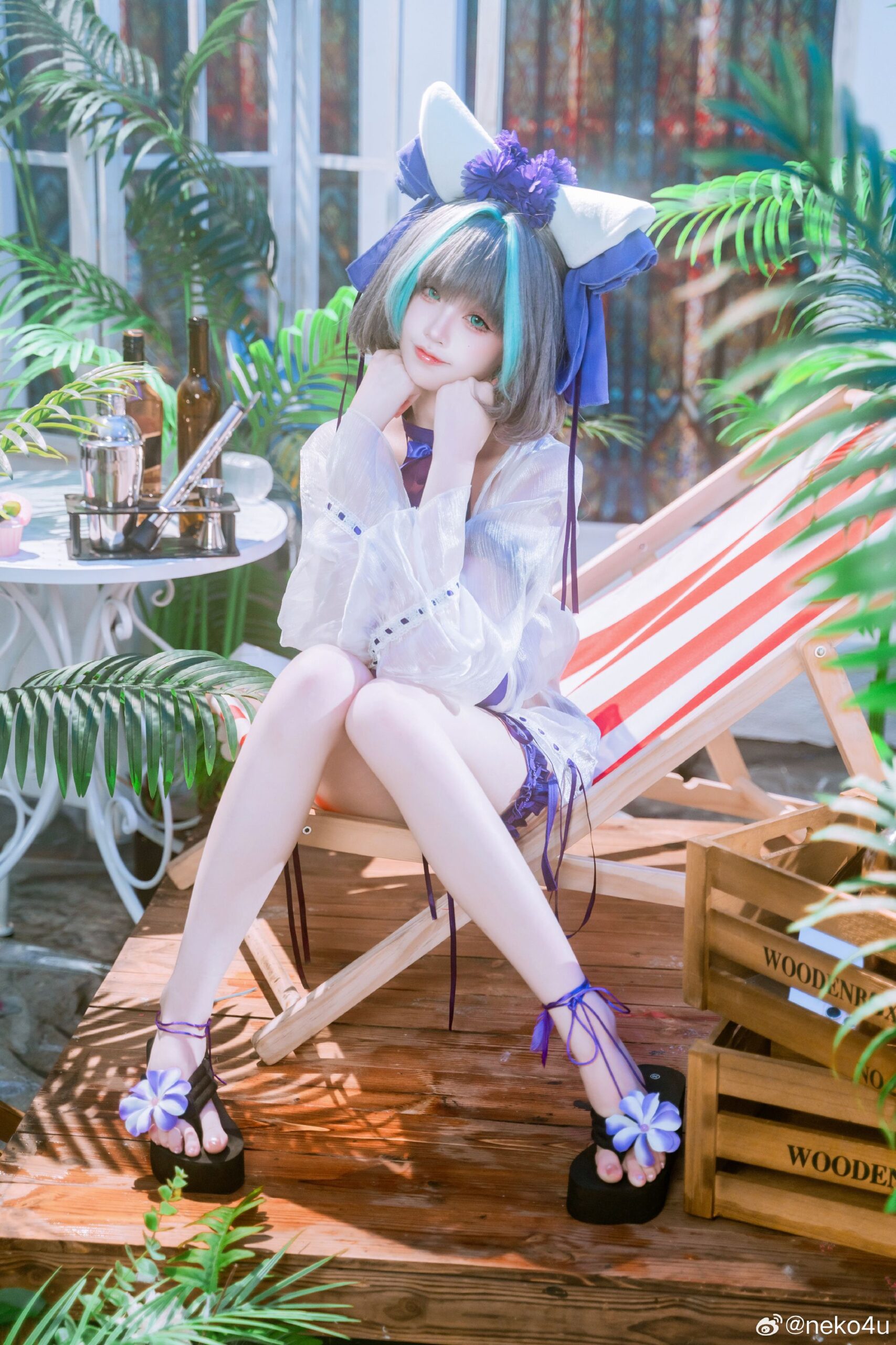 neko4u柴郡泳装COSPLAY写真