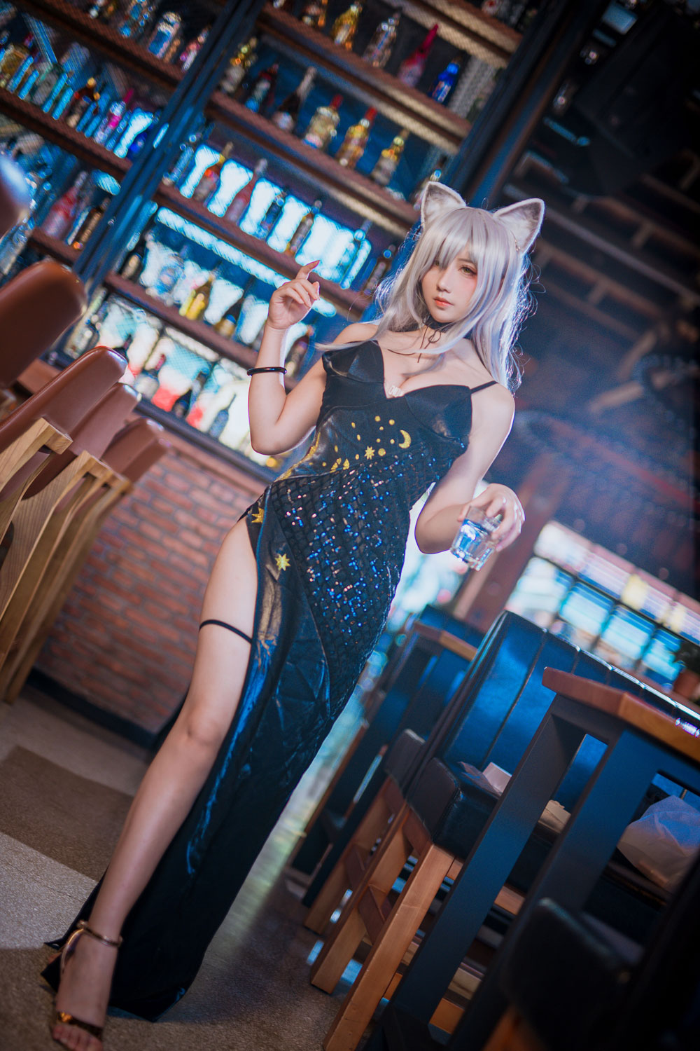 九曲Jean COSPLAY写真图片 黑 周年礼服