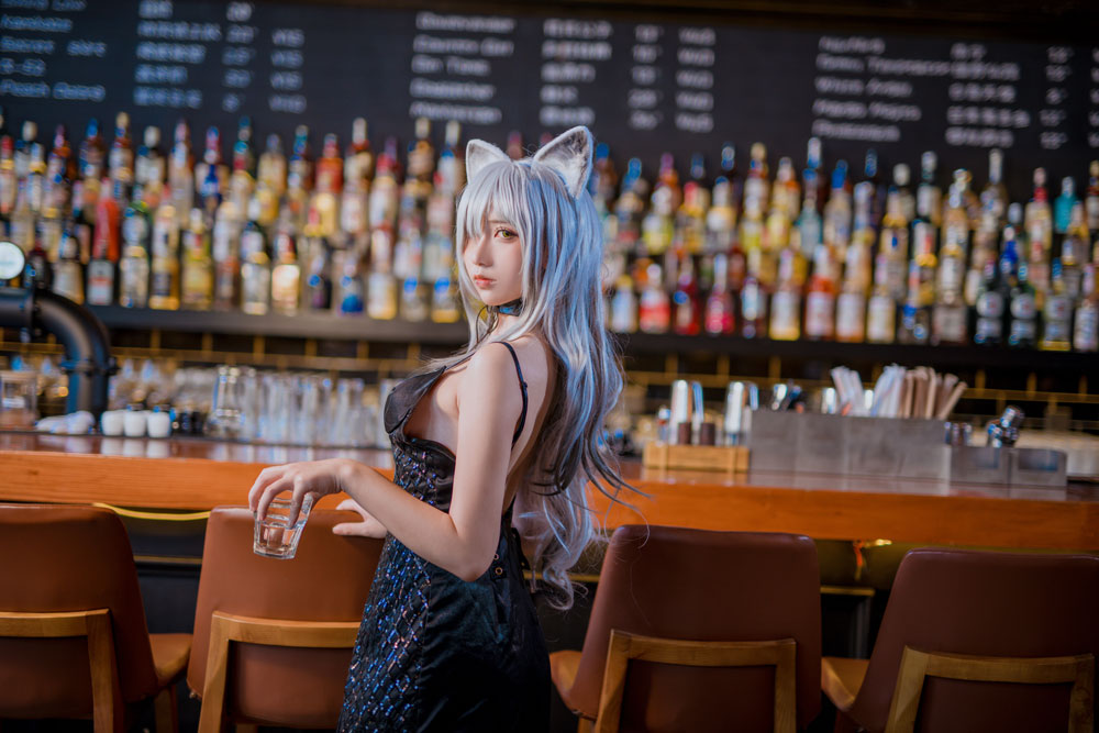 九曲Jean COSPLAY写真图片 黑 周年礼服