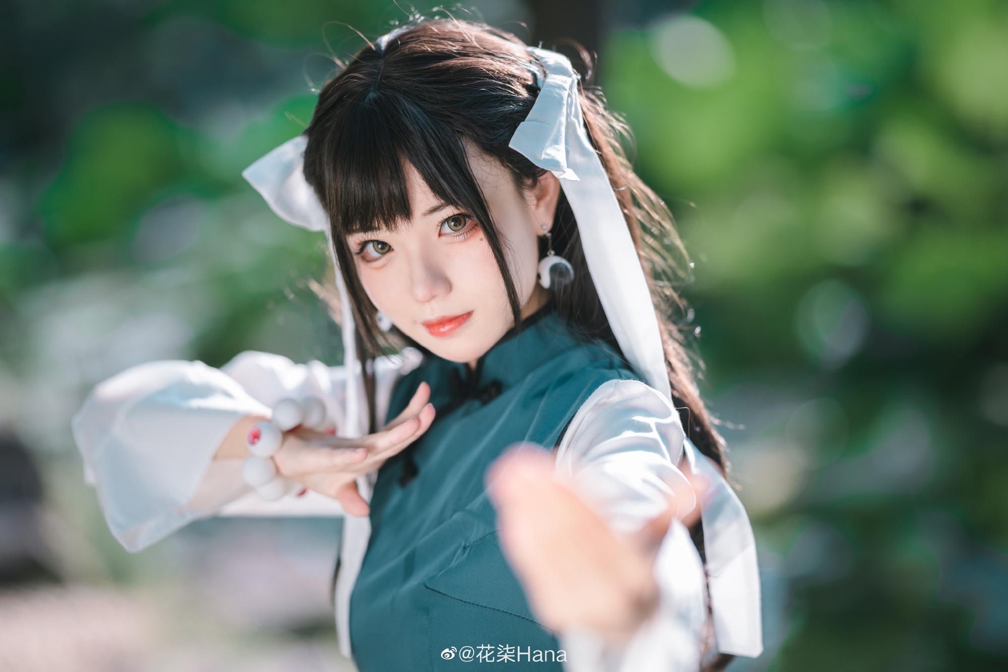 花柒Hana 驱鬼道士药指动漫COS图片