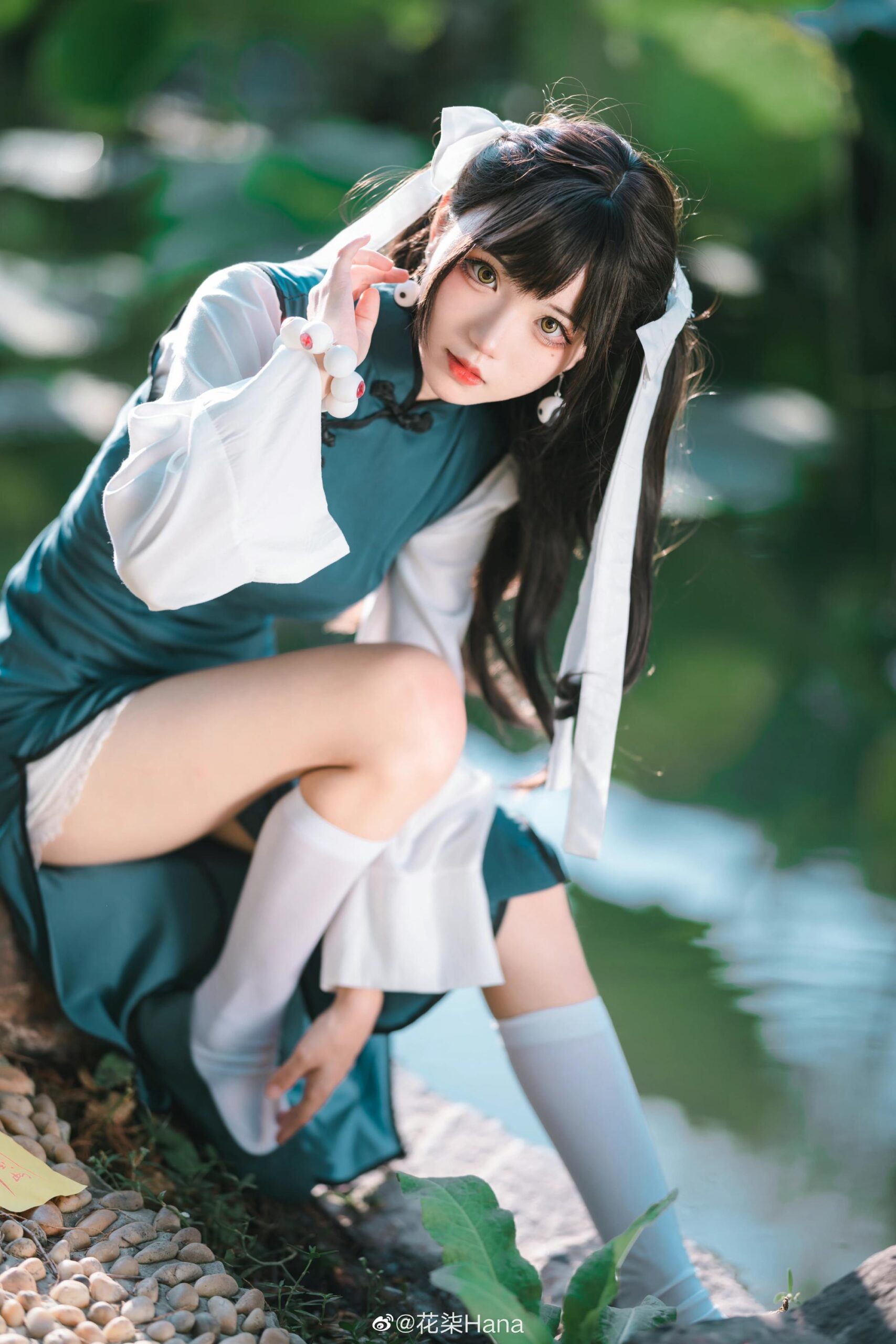 花柒Hana 驱鬼道士药指动漫COS图片