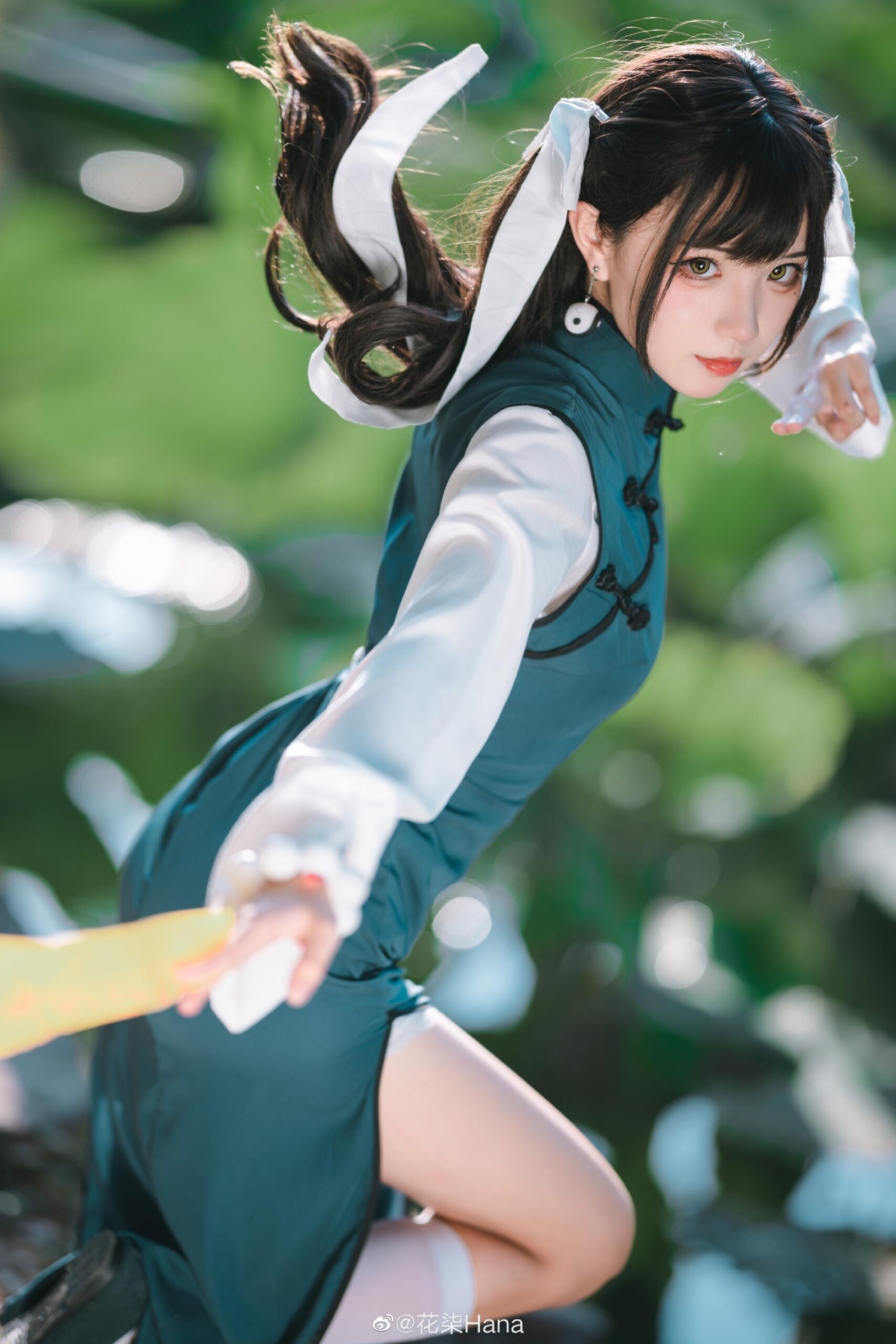 花柒Hana 驱鬼道士药指动漫COS图片