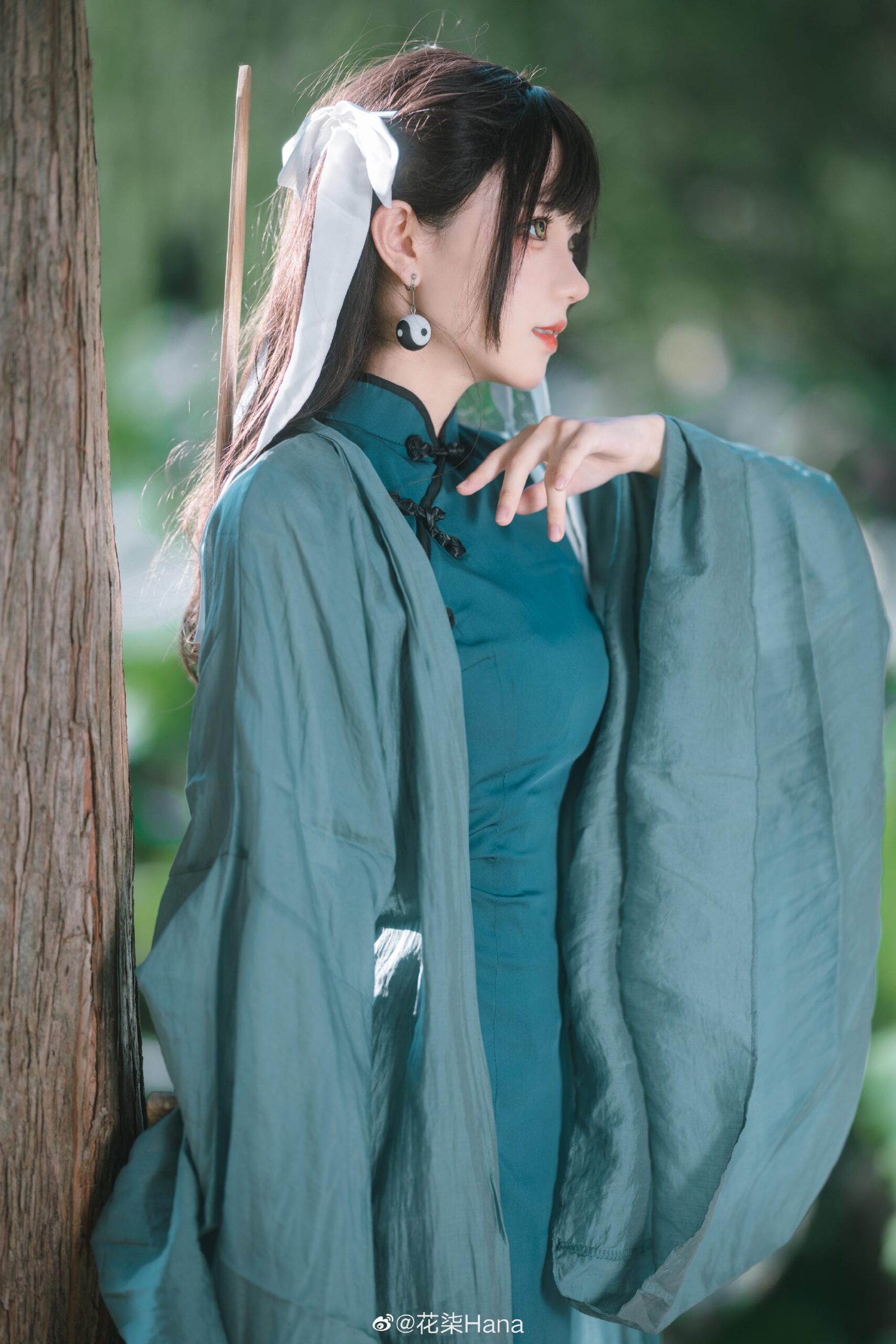 花柒Hana 驱鬼道士药指动漫COS图片