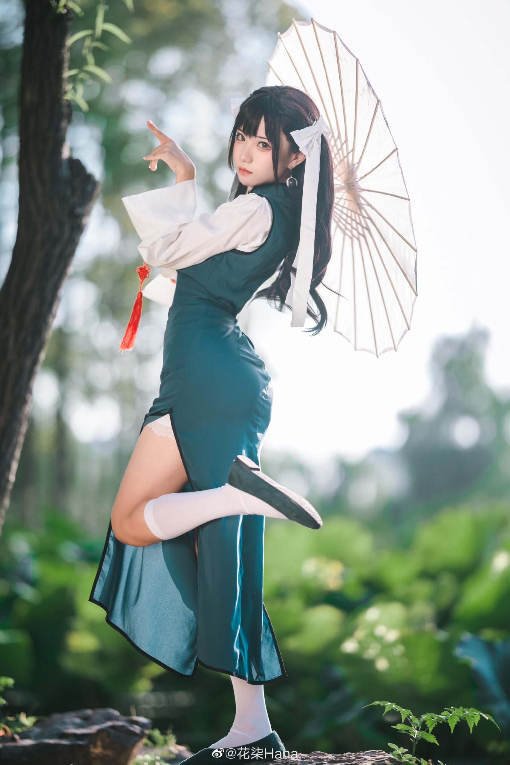 花柒Hana 驱鬼道士药指动漫COS图片