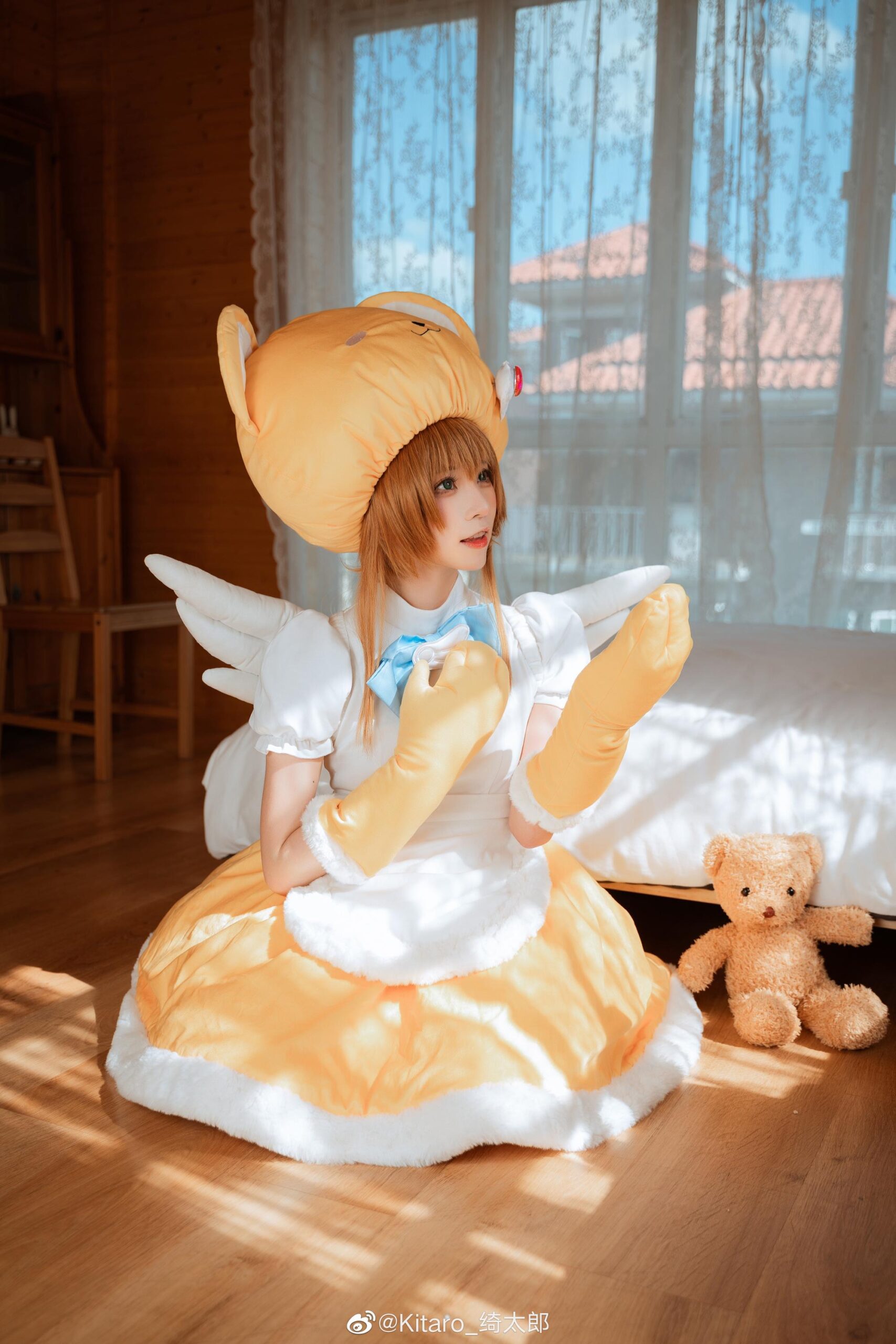Kitaro_绮太郎 魔卡少女樱COS黄白