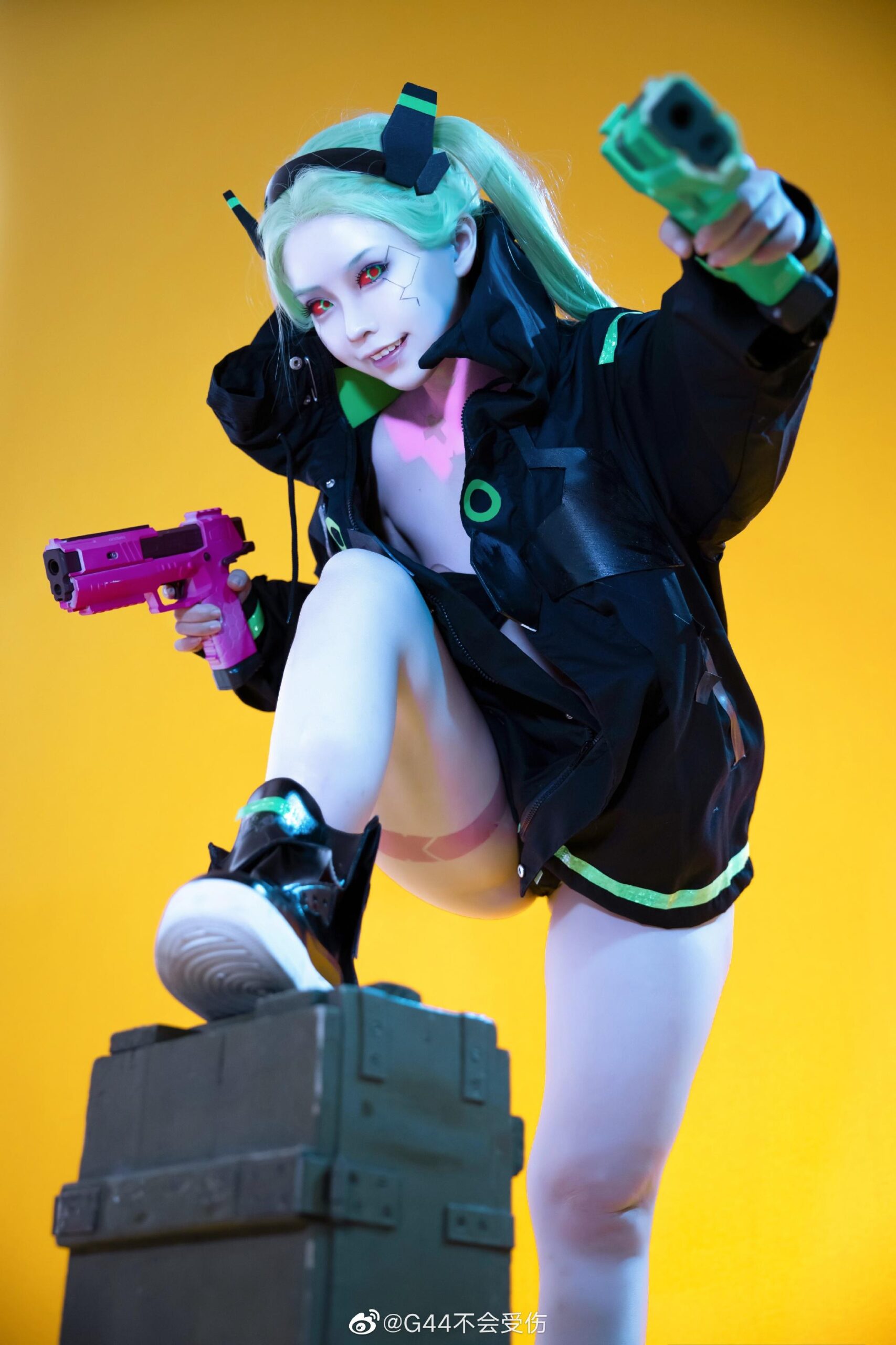 G44不会受伤 COS《赛博朋克边缘行者》瑞贝卡Rebecca角色