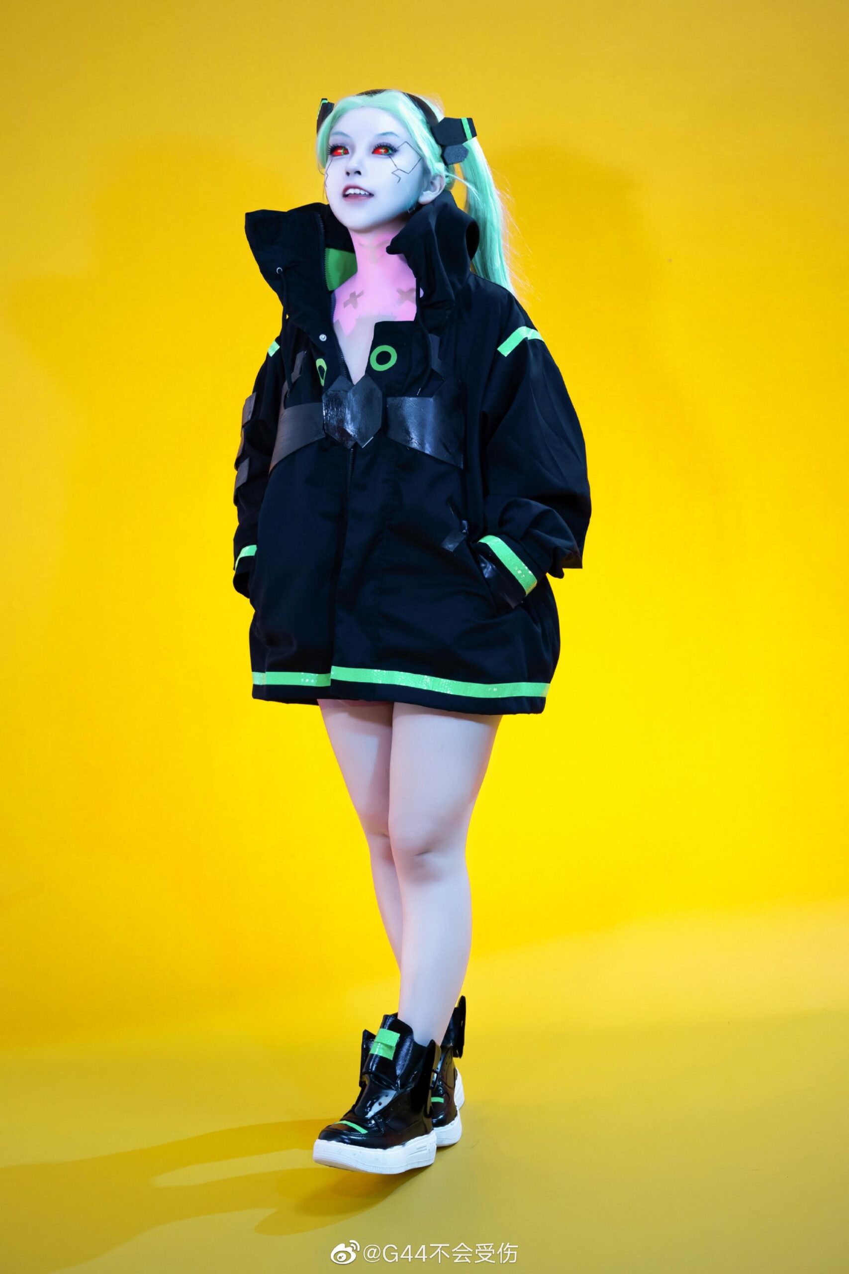 G44不会受伤 COS《赛博朋克边缘行者》瑞贝卡Rebecca角色