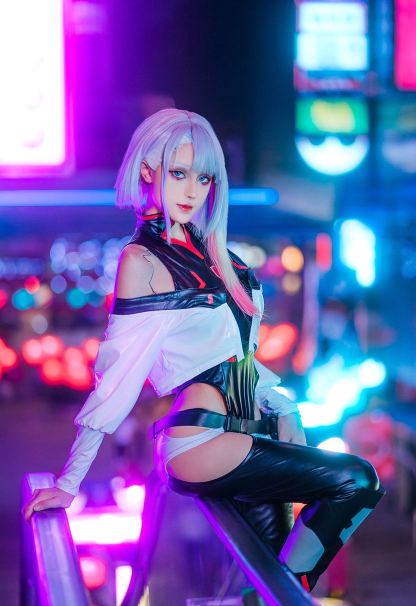 奶狮_《赛博朋克边缘行者》Lucy露西COS美图 奶狮_《赛博朋克边缘行者》Lucy露西COS美图