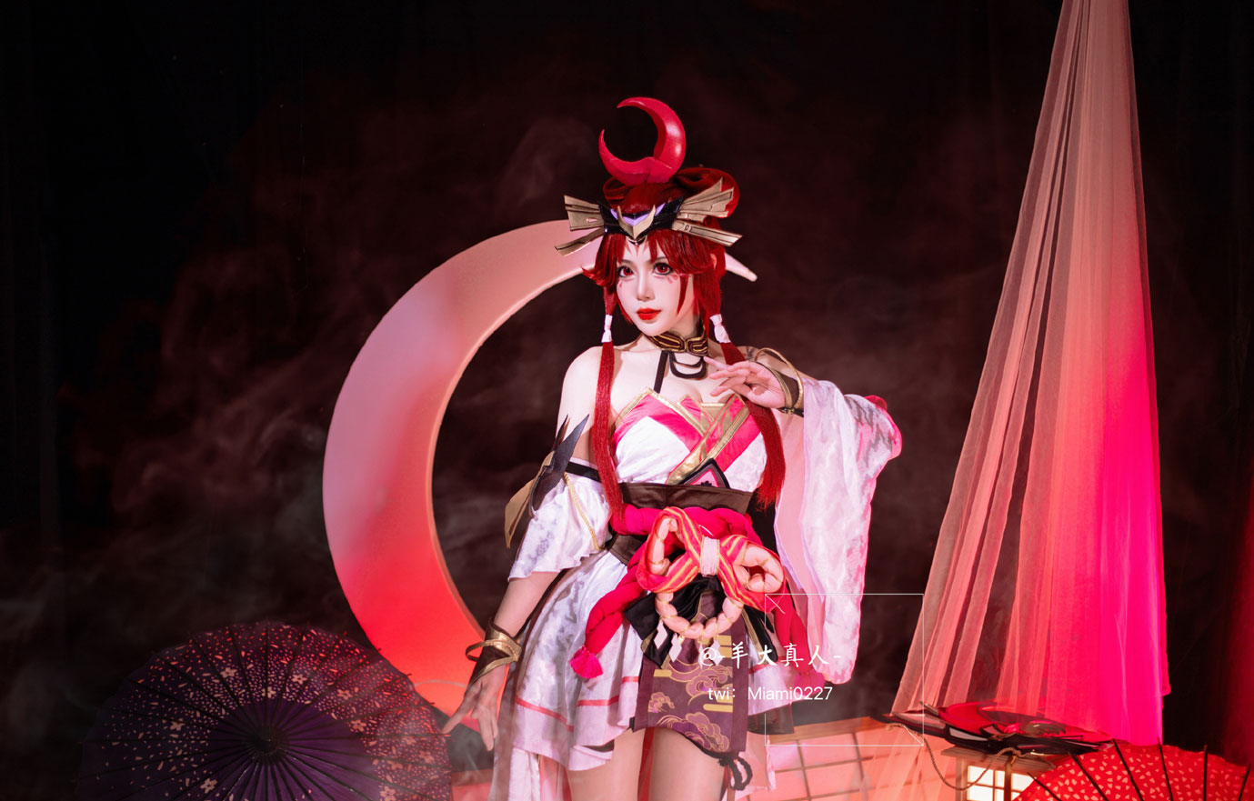 羊大真人COS《王者荣耀》不知火舞「绯月行」