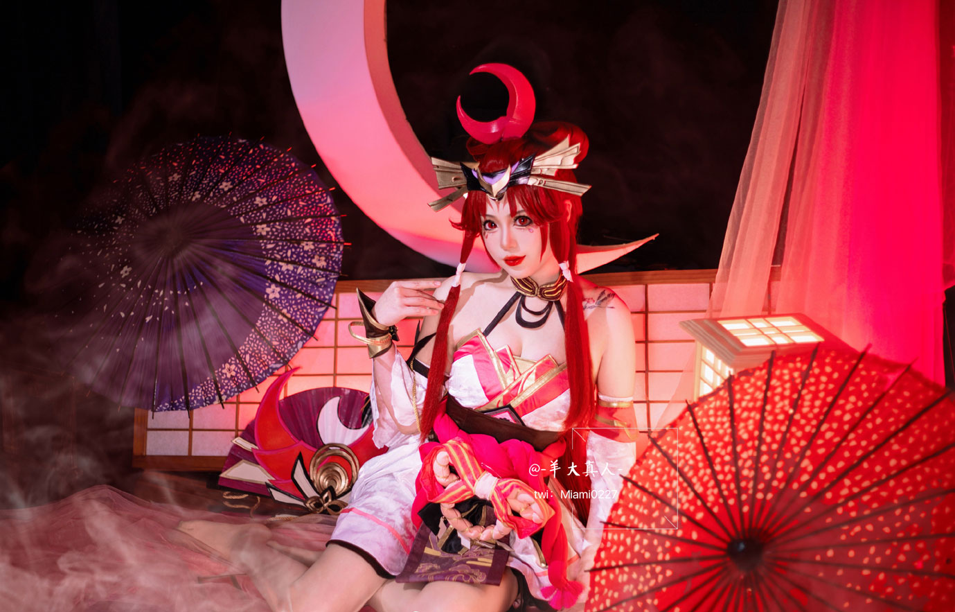 羊大真人COS《王者荣耀》不知火舞「绯月行」
