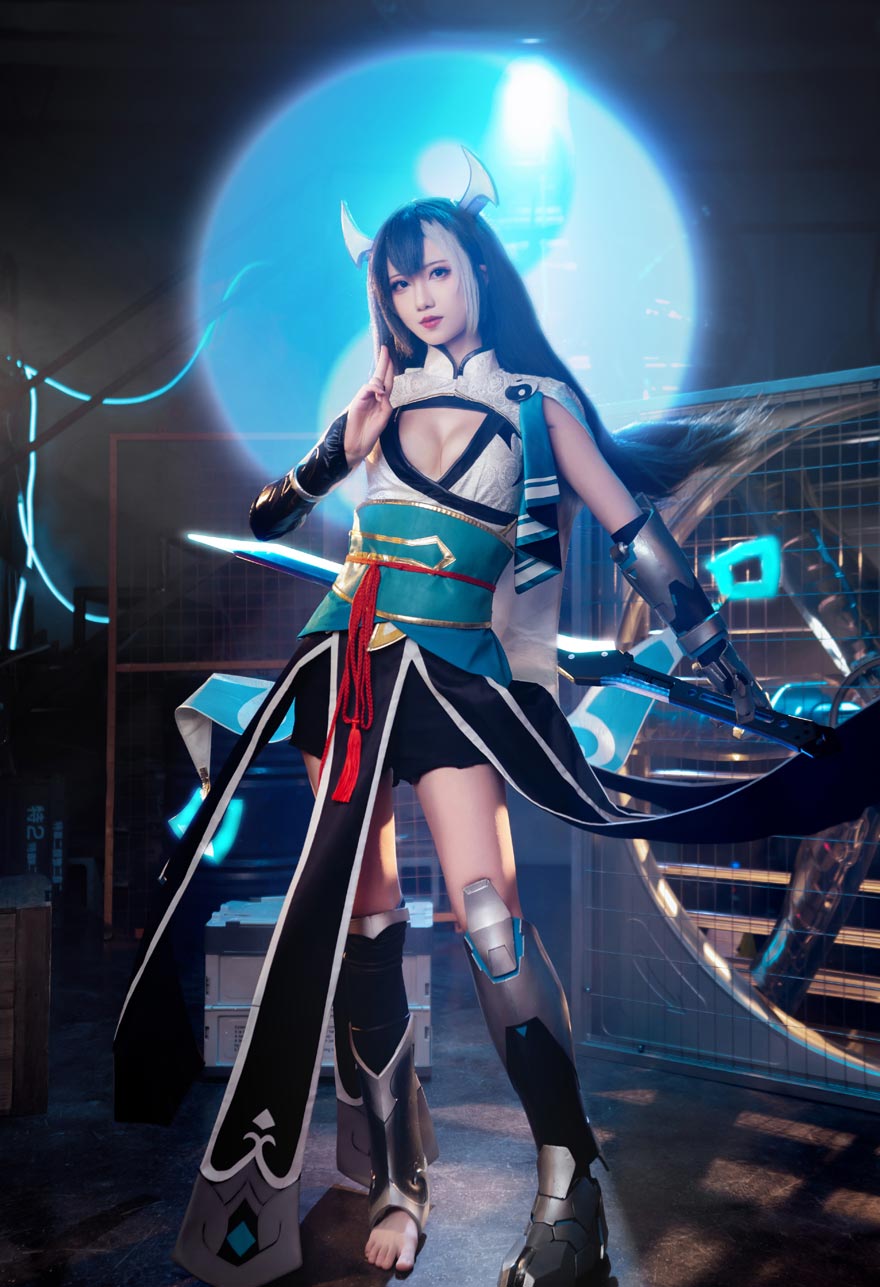 弥音音ww《我的勇者》新魔女「太虚之影·娜贝离诗」COSPLAY太好看了