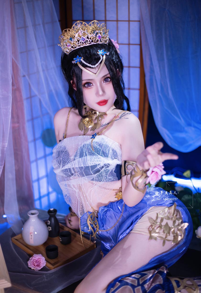 羊大真人COS《永劫无间》迦南「花无痕」西域风