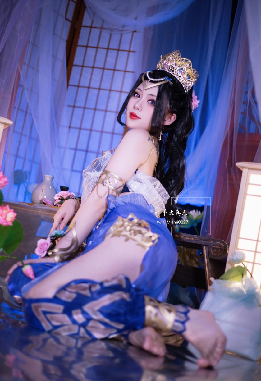 羊大真人COS《永劫无间》迦南「花无痕」西域风