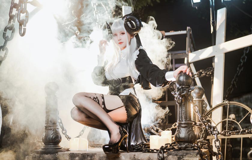秋山AkII修女COSPLAY鉴赏